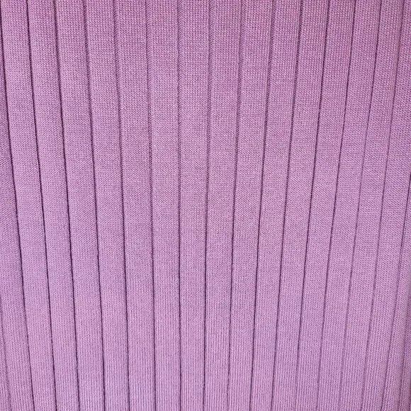 Women's NWT Spring Summer Pink Mauve Ribbed Tank Sweater Dress Sz Medium - Picture 6 of 7